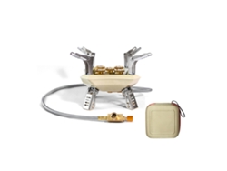 Estufa De Camping Portátil De Metal Plegable 16800w Para Exteriores Con Bolsa Y Accesorios De Cocina