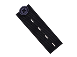 Extensores Elásticos Ajustables Para La Cintura De Los Pantalones, Multicolor, Negro.