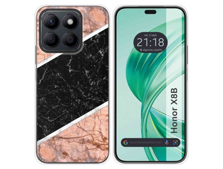 Funda Diseño Mármol para Honor X8B TUMUNDOSMARTPHONE Silicona Multicolor