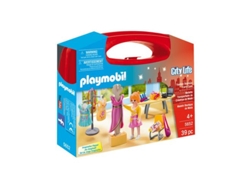 PLAYMOBIL City Life: Maletín Fashion Botique (Edad Mínima: 4 - 39 Piezas)