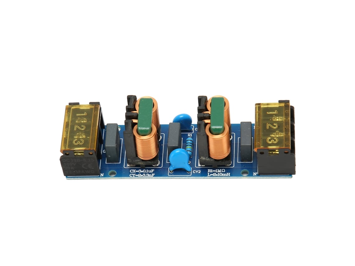 Placa De Filtro Emi De Paso Bajo De 50-60 Hz Ca, Módulo De Filtrado De Potencia De Lámina De Cobre Engrosada Para