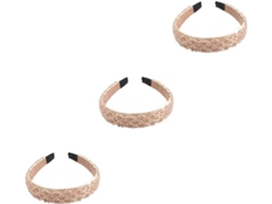 Conjunto De 3 Diademas De Cristal Únicas Para Mujer, Diadema Moderna Con Perlas De Imitación.
