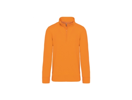 Camiseta KARIBAN Cremallera Naranja (XS)
