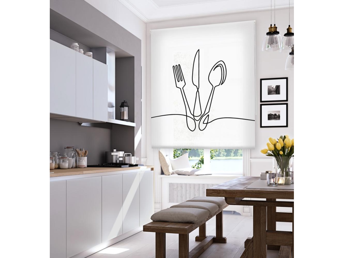 Estor Enrollable HAPPYSTOR Estampado Digital Cocina HSCC20503 180x250 cm