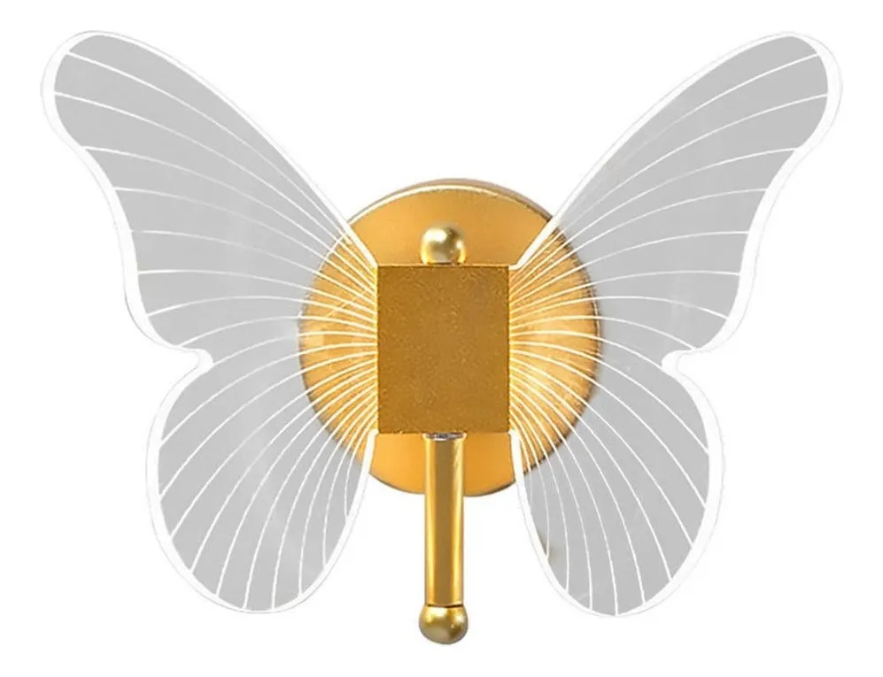 Nueva lámpara de pared moderna con forma de mariposavayotoy