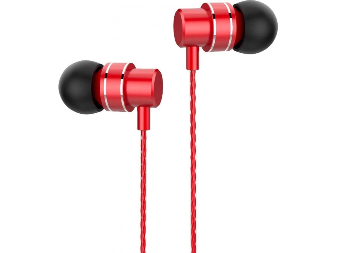 Auriculares Lenovo Hf118 - Rojo