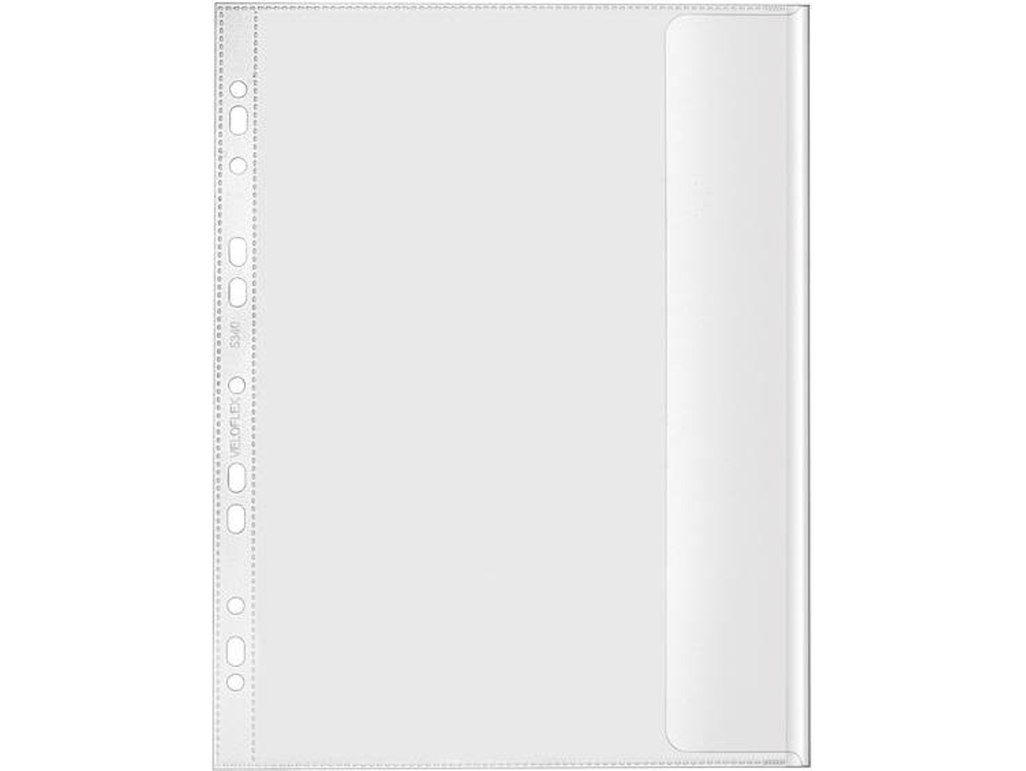 Protectores de Hojas VELOFLEX (A4 - 10 Un - Transparente - Polipropileno)