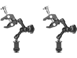 2 Brazos Mágicos Articulados De 7 Pulgadas Con Abrazadera Súper De Fricción Ajustable De 1/4