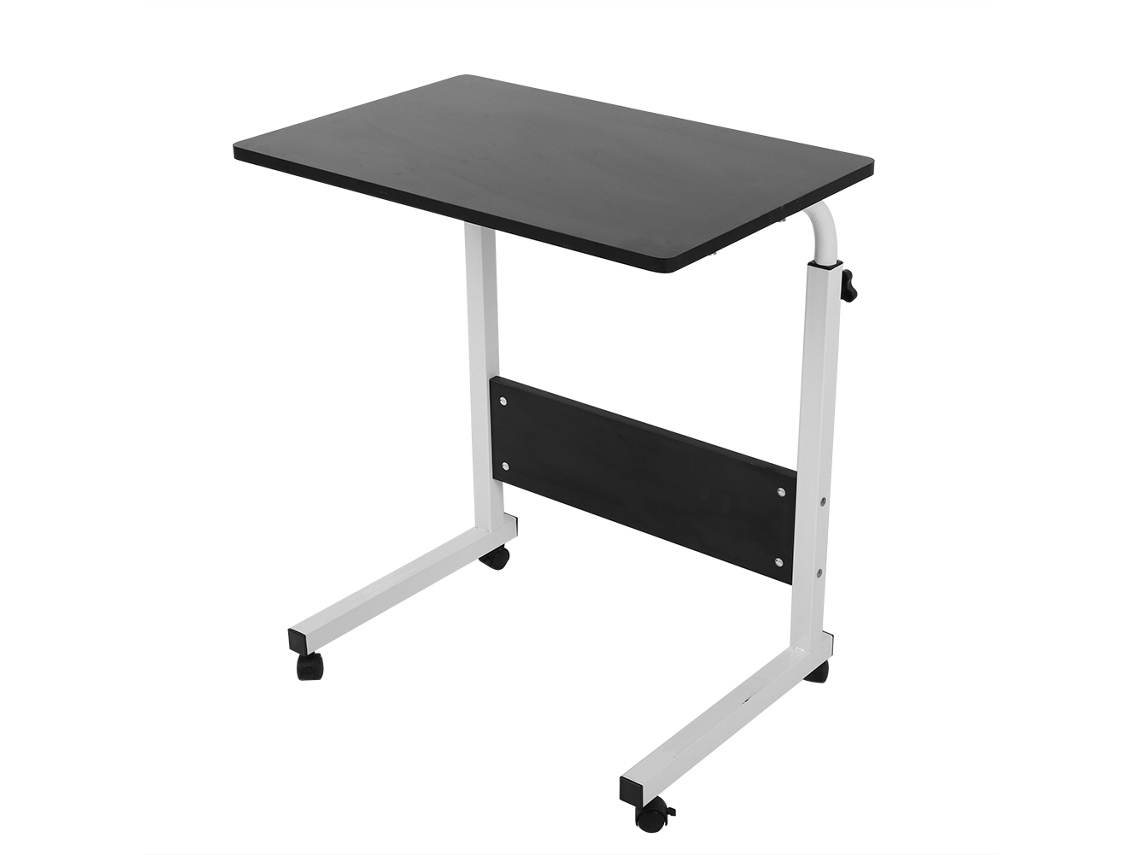 Mesa De Computadora Con Altura Ajustable Y 4 Ruedas Para Un Movimiento Fácil