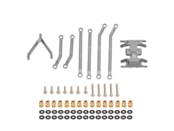 Ymsl Kit De Barra De Dirección Rc Para Axial Scx24 1/24 Deadbolt Axi90081 B17 Axi00004 Pieza De Mejora De Carro Rc Titanio Hxl