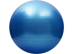 Pelota de yoga ELORY azul de 55 cm, para ejercicios de fitness y equilibrio.