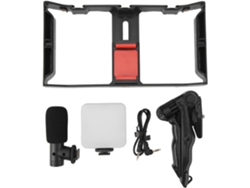 Kit Telefónico Para Transmisión En Vivo, Micrófono, Jaula De Sonido, Relleno