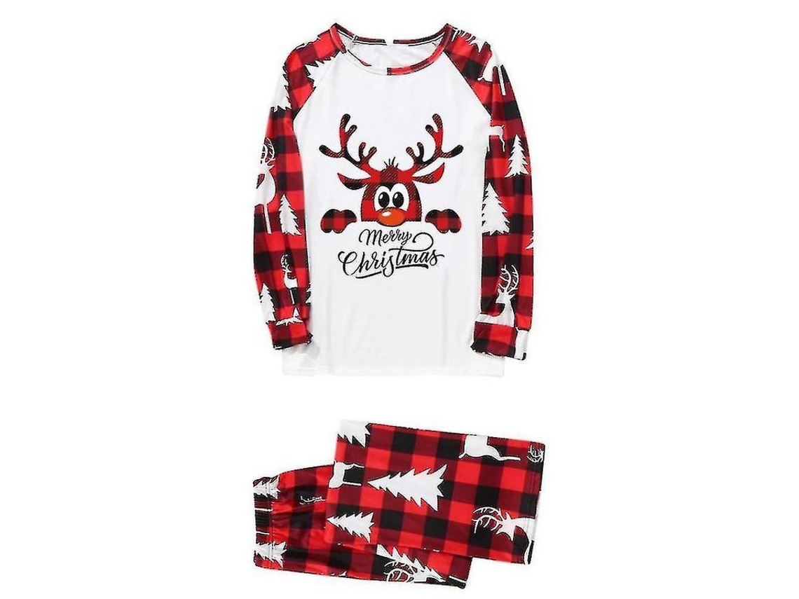 Conjunto De Pijama Navideño Para Adultos Y Niños - Ropa De Dormir Festiva Para Navidad