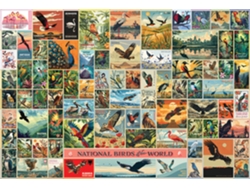 Rompecabezas de Cobble Hill - Aves Nacionales del Mundo - 2000 piezas