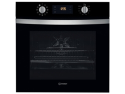 Horno INDESIT IFW 4844 H BL (71 L - 59.5 cm - Hidrolítico - Negro)