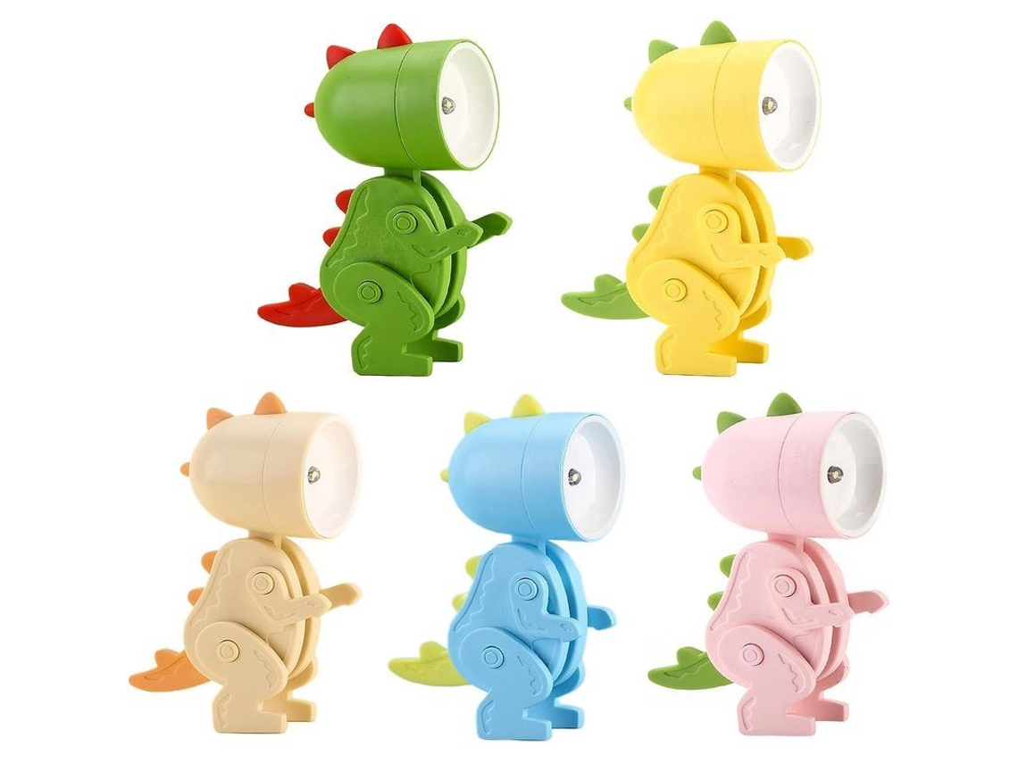 2026-28339-adorno De Escritorio Con Luz Nocturna Pequeña Dinosaurio Cute Soporte De Teléfono