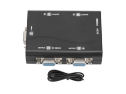 Divisor Vga 1 Entrada 4 Salidas 250mhz 1920x1440 Divisor De Vídeo Hd Alimentado Por Usb Para Portátil, Proyector Y Tv