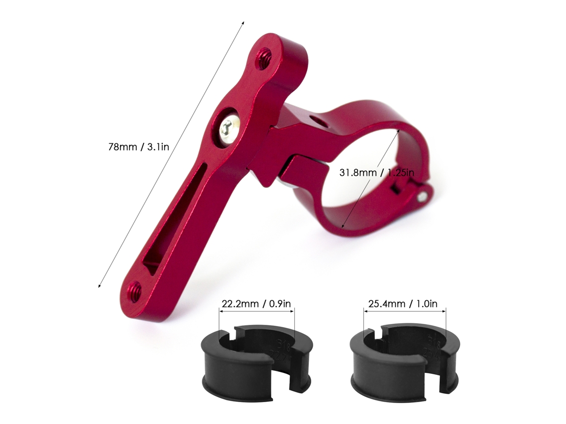 Porta Botellas Ajustable Para Bicicleta, Adaptador De Manillar Y Tija De Asiento, Soporte Para Botellas Mtb Y Carretera