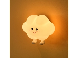 Bonita luz nocturna de silicona para la habitación del bebé, luz en forma de estrella con intensidad ajustable, luz LED en ABS MDUG (nube)
