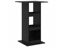 Maison Exclusive - Mesa De Bar Roble Negro 60 X 60 X 100 Cm Madera Contrachapada