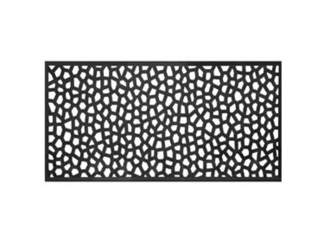 Panel mosaico antracita 1x2mt.
