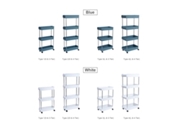 Carrito De Utilidad Con Ruedas De 4 Niveles Con Ganchos, Estante De Almacenamiento Portátil Multifuncional Para Cocina, Baño Y Oficina