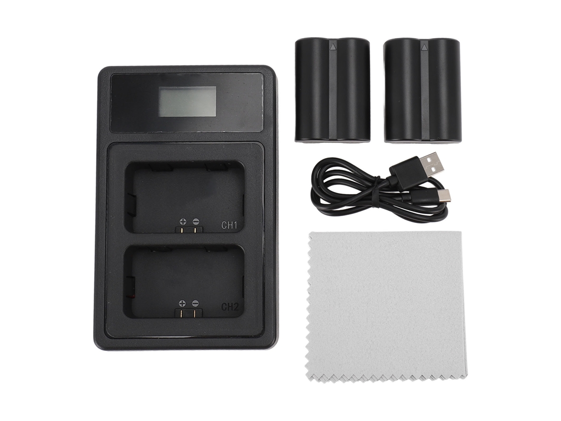 Batería De Cámara De 2000 Mah Con Cargador Doble Para Fujifilm X-t5, X-t4, X-s20, Gfx50s Ii Y Gfx100s.