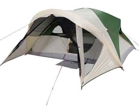 Tienda de campaña familiar para 6 personas VIDAXL impermeable verde