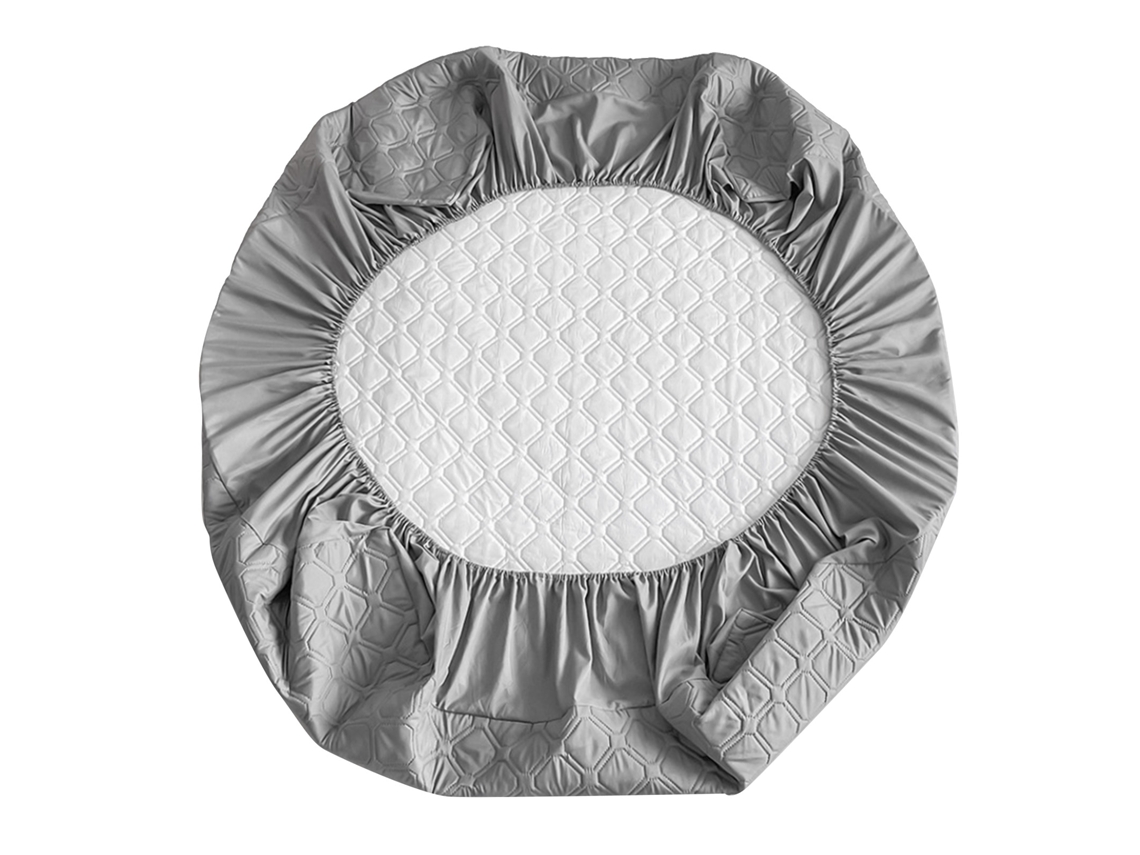 Protector De Colchón A Cuadros, Resistente Al Agua, Al Polvo Y A La Penetración, 200x200cm