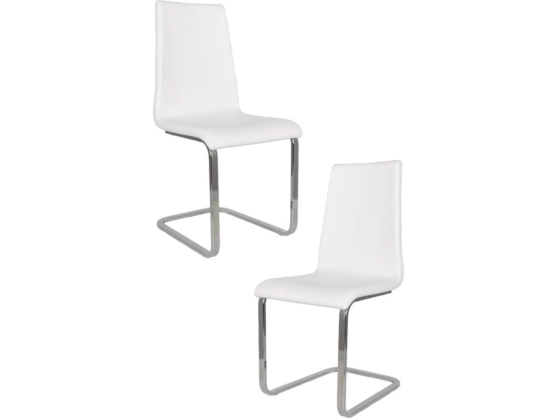 Conjunto de 2 Cadeiras T M C S Berlin (Branco - 94.5x42.5x56 cm - Aço)