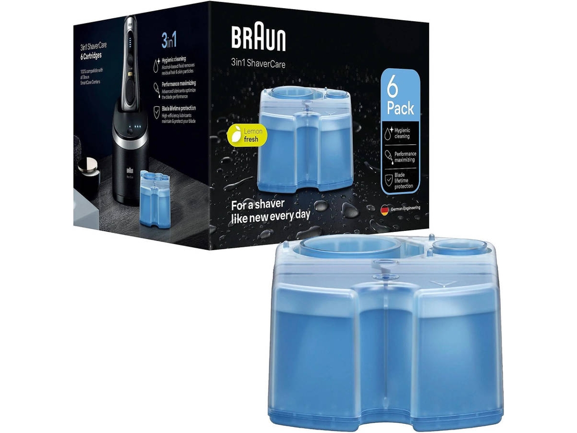 BRAUN C&C CLEANING CARTRIDGE TRANSPARE