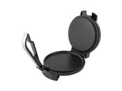 Máquina para hacer roti, calentamiento por ambos lados, temperatura ajustable, color negro OEM