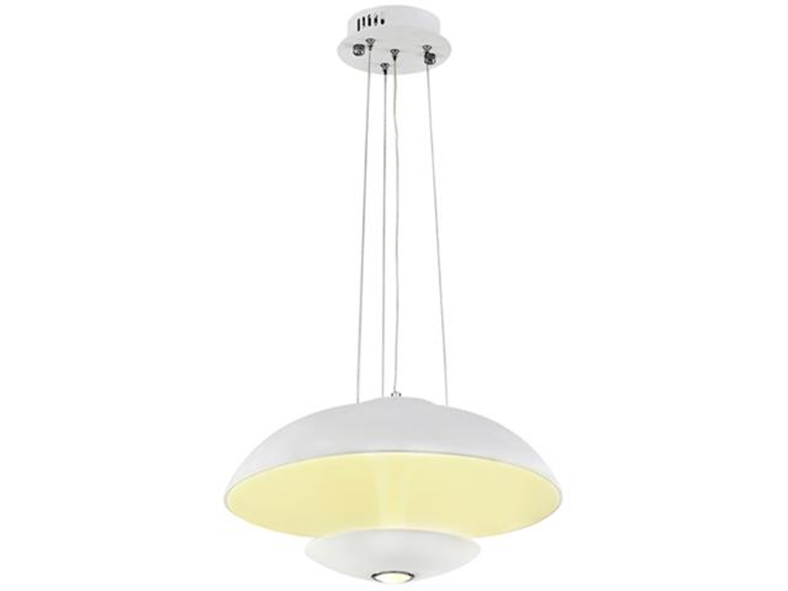 Diseño de suspensión LED Dome White 24W (Ec. 192W) Diam. 450 mm