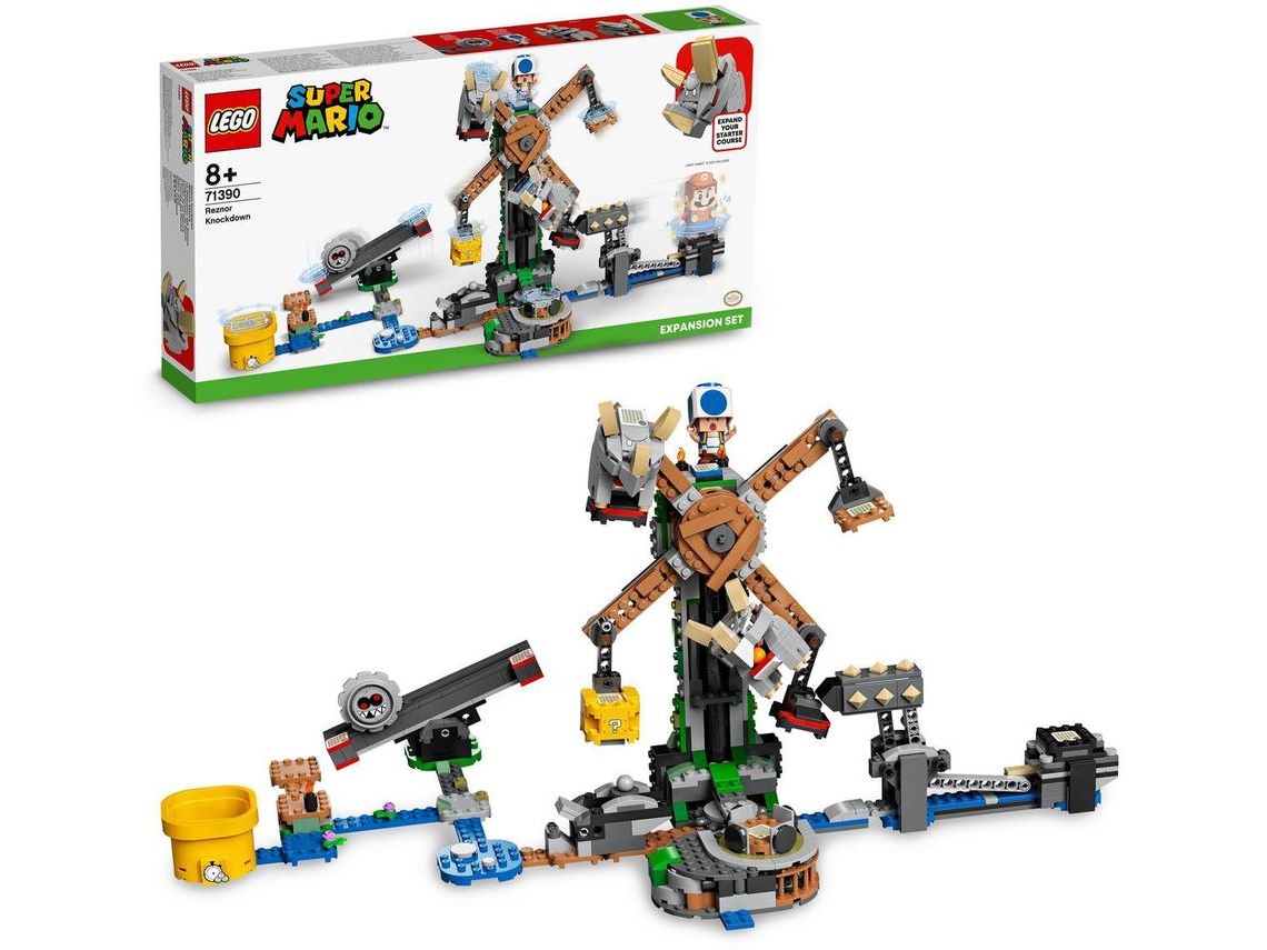 LEGO Super Mario: 71390 Expansão: O Derrube dos Reznors (862 peças)