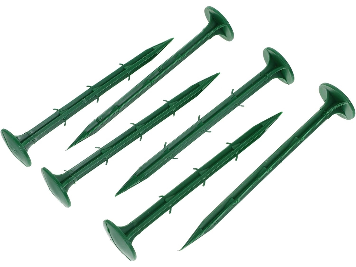 Estacas De Jardín De Plástico Verde De 16 Cm Para 100 Lonas