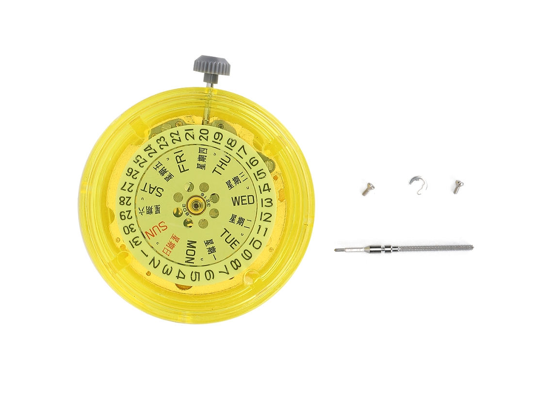 Movimiento de reloj mecánico automático 8200 con doble calendario