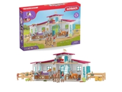 Centro Ecuestre Modular Lakeside Para Caballos, Conjunto De Figuras Con 115 Elementos, Schleich 42567 Horse Club