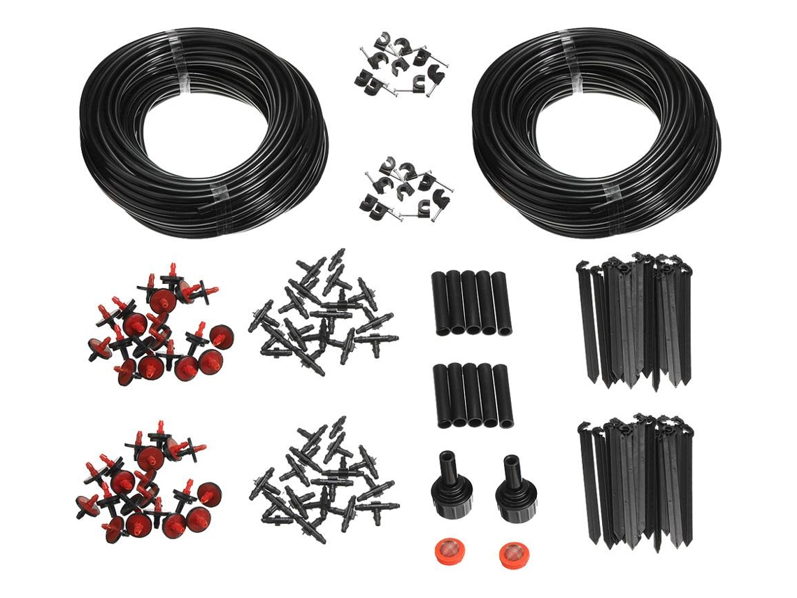 Kit de sistema de riego automático ajustable Slowmoose de 150 pies