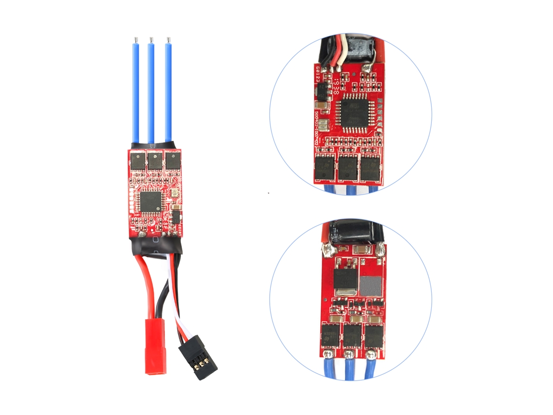 Controlador De Velocidad Eléctrico Sin Escobillas De 18 A Para Coches Rc A Escala 1/24 Y 1/28 Wltoys K989 Kyosho Tamiya Mini Z Mini Q