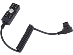Cable divisor de conector D-tap macho a 4 conectores para concentrador de alimentación SFUSHOS con montura V.