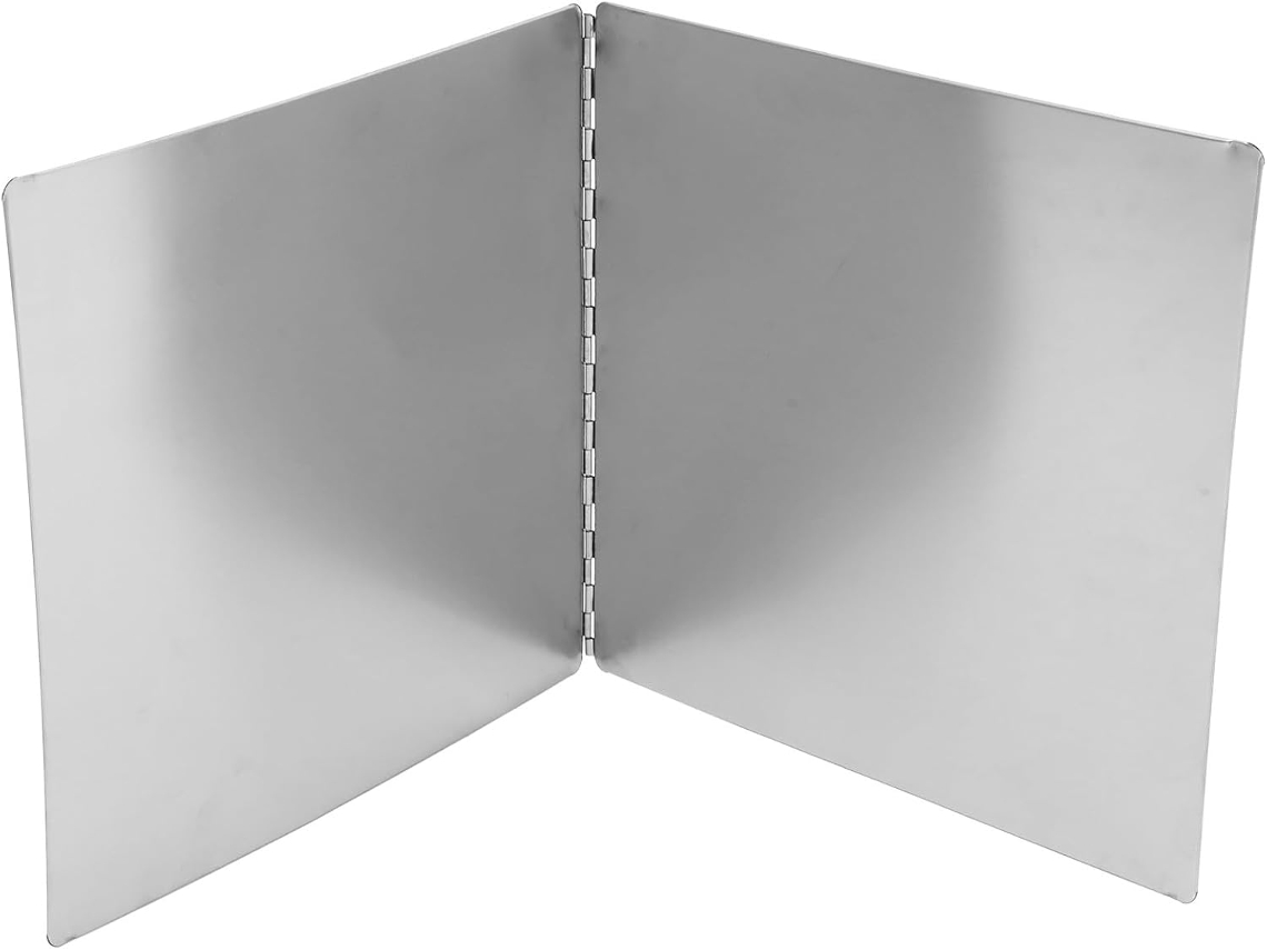 Protector antisalpicaduras plegable de acero inoxidable, protector antisalpicaduras de aceite para estufa, accesorio de cocina