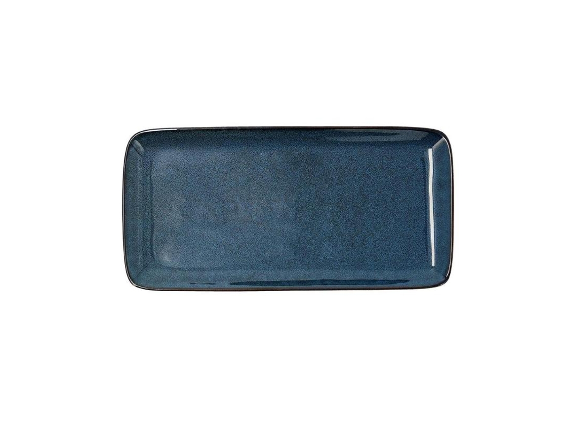 Fuente rectangular blue ikonic 28x14 cm