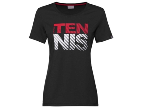Camiseta de Mujer HEAD RACKET Club Lisa Tenis Negro (S)