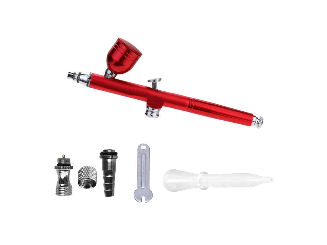 Mini Airbrush Portátil Para Pintura Arte Tatuaje Pastelería Modelos Herramienta De Pintura Kit De Aerógrafo