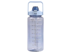 Botella De Agua Deportiva Motivacional De 2l Con Pajita De Plástico. Rosewell