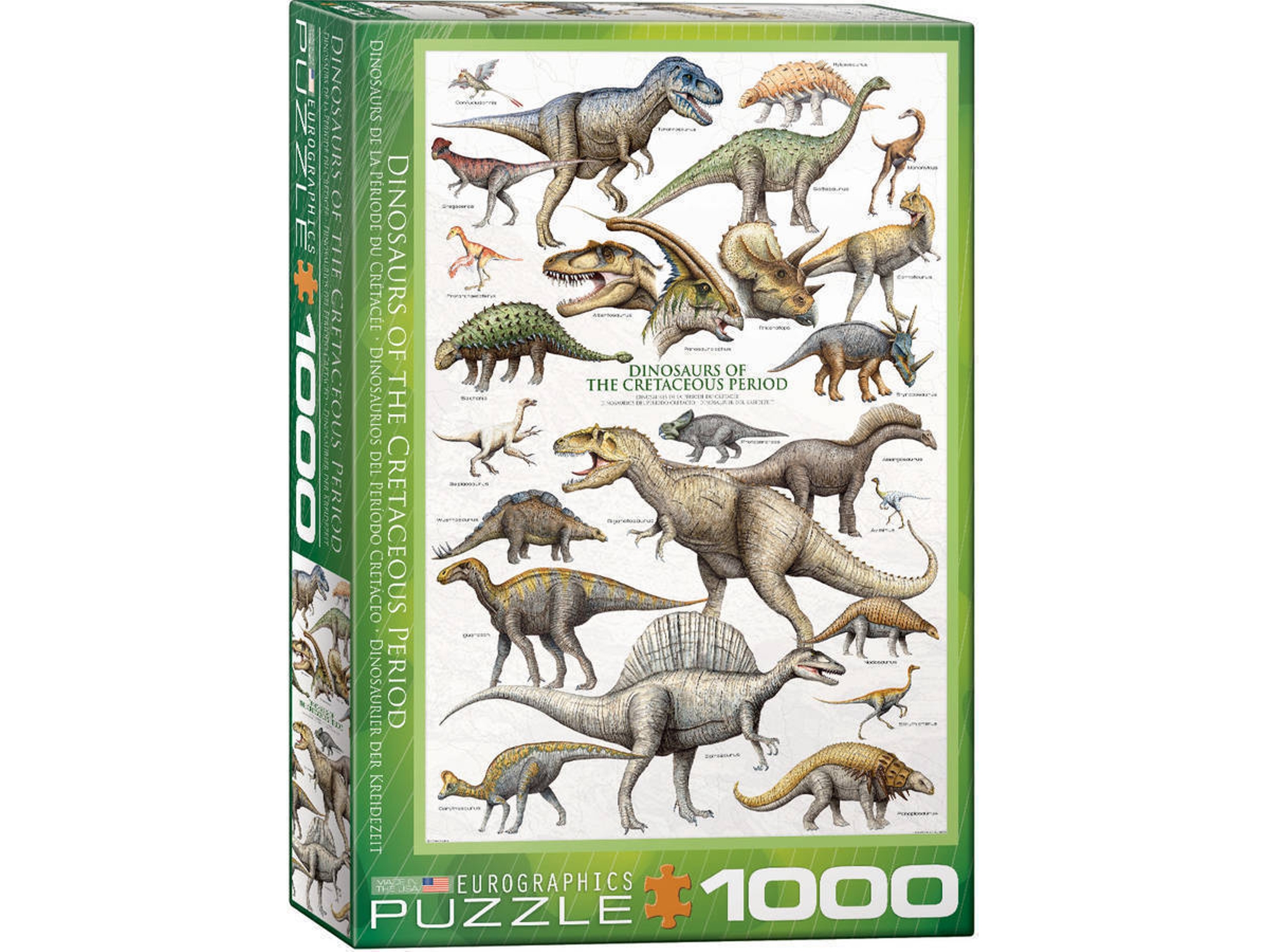 Puzzles EUROGRAPHICS Dinosaurs of the Cretaceous Period 1000 pcs (1000 piezas)