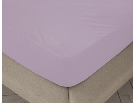 Sábana Bajera Ajustable Lisa BOHEME Liso Violeta (Cama 160 cm - 160x200 cm)