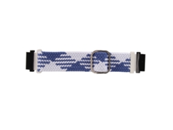 Pulsera Deportiva Ajustable De Nailon Transpirable Para Fenix 7s 6s 5s Azul Blanco