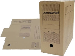 Caja de Archivo SMART OFFICE Muerto Kraft (25 unidades14-34 x 25 cm)