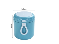 Conjunto de Copos Térmicos a Vácuo para Alimentos , Conjunto de Copos de Sopa em Aço Inoxidável MDUG (azul)